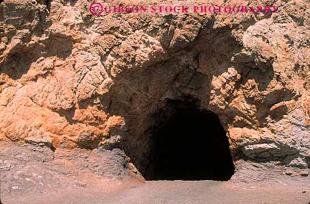 Stock Photo #11283: keywords -  cave cavern caverns caves dark doorway entrance hole horz mouth opening retreat rock tunnel