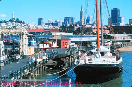 Stock Photo #10558: keywords -  american americana antique buildings california cities city cityscape cityscapes collection float floating francisco historic historical history horz maritime museum museums national old park parks preserve preserved preserving restore restored restores restoring san ship ships site sites skyline skylines thayer vintage wharf wharfs