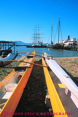 Stock Photo #10560: keywords -  american americana antique california canoe canoes collection float floating francisco historic historical history maritime museum museums national old outrigger park parks preserve preserved preserving restore restored restores restoring san ship ships site sites vert vintage wharf wharfs