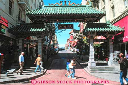 Stock Photo #10606: keywords -  arch arches architecture asian california chinatown chinatowns chinese communities community decent design district districts ethnic francisco gate gateway heritage horz neighborhood neighborhoods san style