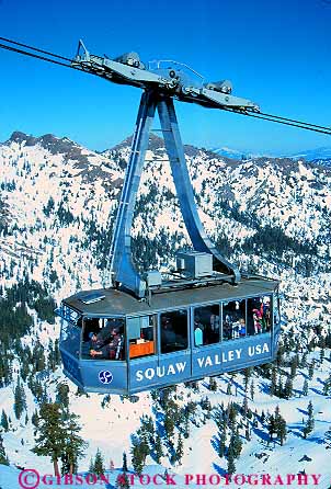 Stock Photo #17213: keywords -  cable cables california car cars destination gondola gondolas lake lift lifting lifts mountains outdoor outdoors outside people person recreation resort resorts season sierra ski skier skiers skiing slope slopes snow sport squaw tahoe tram trams travel vacation vacationing vacations valley vert winter