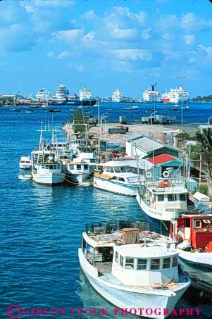 Stock Photo #10234: keywords -  bahamas boat boats caribbean commercial destination destinations dock docks fishing harbor harbors nassau ocean resort resorts sea ship ships sunny sunshine travel tropic tropical vacation vert warm water wharf wharfs