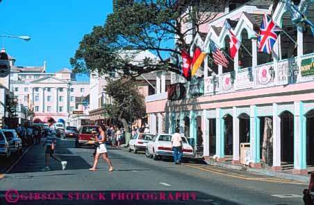 Bay Street Downtown Nassau Bahamas Stock Photo 10272