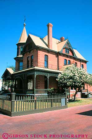 Stock Photo #11773: keywords -  architecture arizona brick building design historic home homes house phoenix rosson site southwest style vert victorian west western