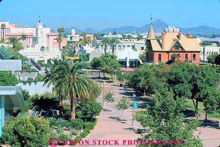 Stock Photo #11787: keywords -  arizona buildings heritage horz municipal outdoor outside park parks phoenix public recreation southwest west western