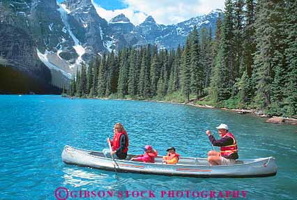 Stock Photo #18624: keywords -  alberta banff boat boating boats canada canoe canoeing canoer canoers canoes families family horz lake landscape moraine mountain mountains national paddle paddles paddling park parks people person province provinces public recreation region rocky scenery scenic together traveler travelers vacation vacationing
