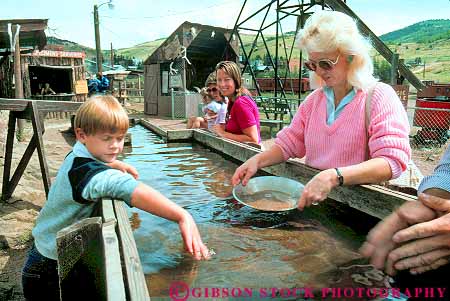 Stock Photo #18731: keywords -  activity colorado creek cripple for gold horz mountain mountains pan panning pans people person recration region rockies rocky state