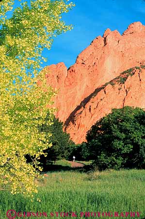 Stock Photo #12697: keywords -  alone attraction colorado diminuative exposure formation garden geologic geological geology gods jogger jogging little of one outcrop outcropping outdoor outside park parks person recreation red rocks run runners running runs sandstone scenery scenic sediment sedimentary small solitary solitude springs summer tourist vert