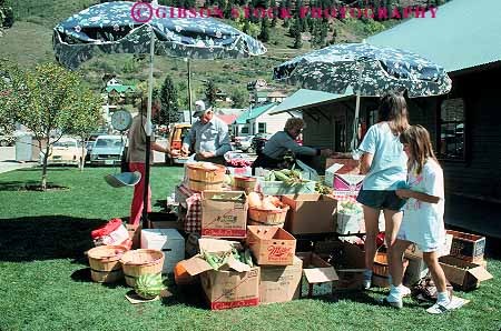 Stock Photo #12848: keywords -  attraction attractions colorado farmers historic horz market markets mountain mountains produce rocky scenery scenic stand telluride tourist town towns west western