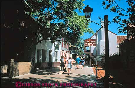 Stock Photo #12885: keywords -  american attraction attractions augustine buildings city destination florida george historic history horz old saint site st st. street streets tourist travel