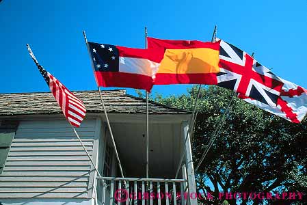 Stock Photo #12889: keywords -  american array attraction attractions augustine city destination flag flags florida group historic history horz international old over saint sequence sequences site st st. tourist travel