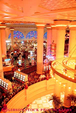 Stock Photo #12606: keywords -  aladdin casino casinos design gamble gambling glitter interior las lavish nevada opulent vegas vert