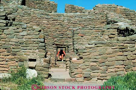 Stock Photo #17887: keywords -  abandon abandoned american anasasi aztec building door doors doorway doorways historic history horz indian mexico monument monuments national native new old opening park parks person public remains ruin ruins site sites southwest stone stones through tour tours walk walking walks wall walls west western woman