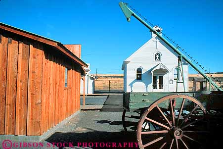 Stock Photo #18384: keywords -  buildings ephrata equipment heritage historic history horz msueums museum old pioneer pioneers state town village villages vintage washington