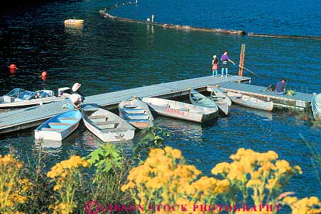 Stock Photo #18395: keywords -  attraction boat boating boats cresent dock docks fishing horz lake lakes national northwest olympic park parks people person public recreation region spring state summer washington water