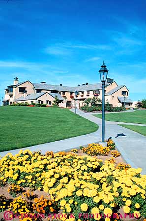 Stock Photo #18457: keywords -  building buildings colorful columbia crest exterior garden gardens landscape landscaped mansion mansions northwest paterson region state summer vert washington wineries winery wines