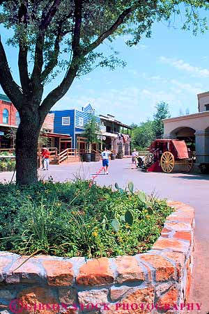 Stock Photo #17305: keywords -  exhibit fort ft ft. main motif people person street texas town towns vert west western wild worth zoo zoos