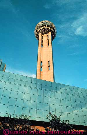 Stock Photo #11840: keywords -  building buildings cities city dallas downtown reunion tall texas tower towers urban vert