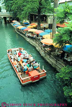 Stock Photo #11444: keywords -  antonio attraction boat boats canal canals river riverwalk san texas tour touring tourist tourists tours vert