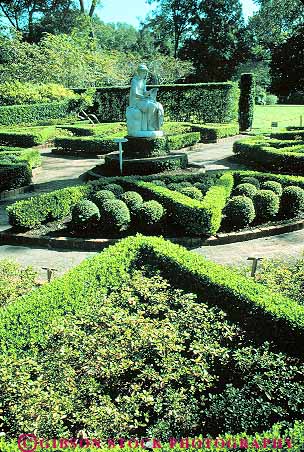 Stock Photo #11882: keywords -  bayou bend contour contoured fancy garden gardens houston ornate path paths sculptured texas urban vert