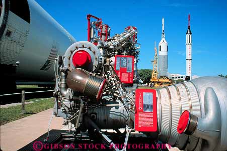 Stock Photo #13047: keywords -  center display displaying displays engines equipment exhibit exhibits exploration horz houston johnson museum museums rocket rockets science space technology texas