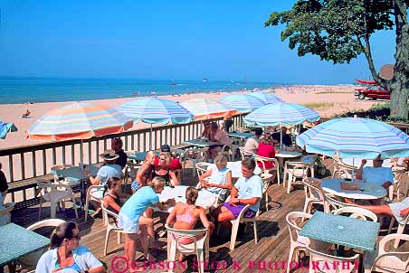 Stock Photo #19263: keywords -  activites activity beach beaches bil-mar cafe cafes deck decks dine dines dining families grand great group haven horz lakes leisure michigan outdoor outdoors outside people person recreation region restaurant state summer umbrellas vacation vacationers vacationing warm