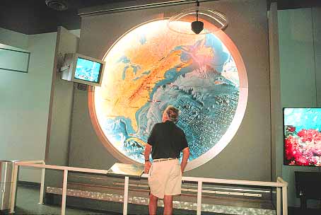 Stock Photo #18090: keywords -  boating circular display displays earth exhibit exhibits globe horz man marine maritime museum museums nauticus norfolk public round shipping sphere spheres spherical viewing virginia