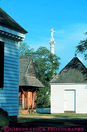 Stock Photo #13289: keywords -  american building buildings colonial heritage historic history living national park parks reconstructed reconstruction revolutionary site sites vert virginia war wars yorktown