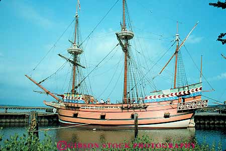 Stock Photo #13325: keywords -  american colorful constant design historic history horz jamestown old port ports reconstructed reconstruction revolutionary sail sailing settlement ship ships susan vintage virginia war wood wooden