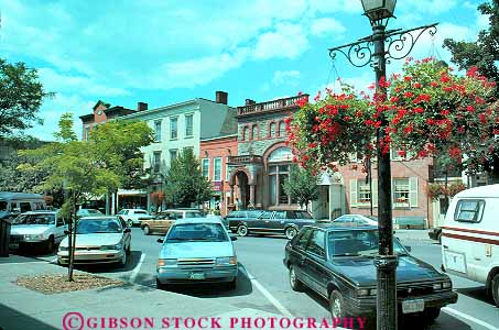 Stock Photo #19232: keywords -  building buildings business car cars center cooperstown copperstown district downtown horz main new park parked parking small state store stores street streets town towns york