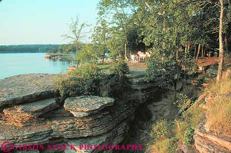 Stock Photo #13981: keywords -  arkansas camp camper campers camping camps campsite ferry freshwater greers horz lake lakes people shore shoreline water