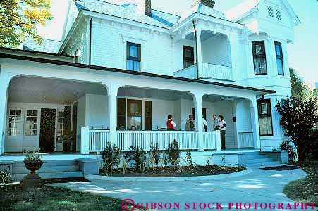 Stock Photo #18497: keywords -  asheville building buildings carolina design group historic home homes horz house north old people person preserved site sites style thomas tour touring tours victorian vintage white wolfe wood wooden