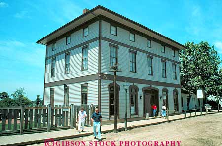 Stock Photo #19086: keywords -  architecture building buildings columbus crawford cultural culture design heritage historic history horz in inn inns living ohio old people person site sites square style tradition traditional village villages vintage wood wooden