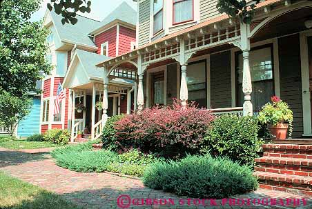 Stock Photo #11960: keywords -  architecture buildings historic home homes horz house houses indiana indianapolis lockerbie neighborhood neighborhoods residential square traditional