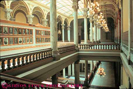 Stock Photo #11968: keywords -  architecture building buildings capitol government horz houses indiana indianapolis interior interiors legislature municipal political politics public state