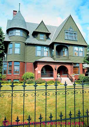 Stock Photo #19333: keywords -  architrecture design great historic home homes house houses lakes landmark manitocwoc manitowoc mansion mansions museum museums old rahr region site state style vert victorian vintage west wisconsin