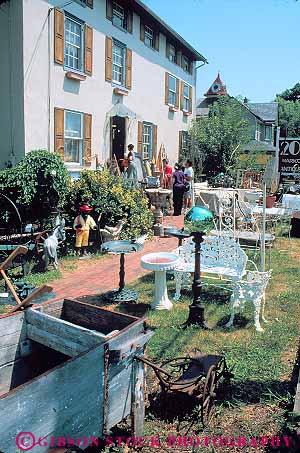 Stock Photo #14240: keywords -  (near antique antiques business destination display displaying displays hope hope) lahaska merchandise near new outdoor outside pennsylvania people retail shop shopper shoppers shopping shops store stores tourist travel vert yard