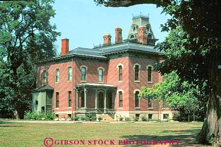 Stock Photo #18913: keywords -  architecture brick building buildings decatur design historic home homes horz house houses illinois millikin old residence site sites style tradition traditional vintage