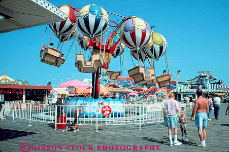 Stock Photo #14506: keywords -  amusement coast coastal fun horz jersey moreys new park parks pier piers play playing recreation ride rides seashore shore shoreline summer thrill vacation wildwood