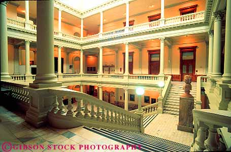 Stock Photo #11651: keywords -  architecture atlanta balconies balcony building capitol capitols column columns floor floors georgia govern governing government governments greek hall hallway horz house houses interior legislature level levels office offices pillar pillars political politics public stair stairs state states step steps