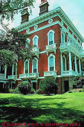 Stock Photo #14607: keywords -  architecture brick building buildings design georgia hay historic home homes house houses macon mansion mansions old residence style tradition traditional vert vintage