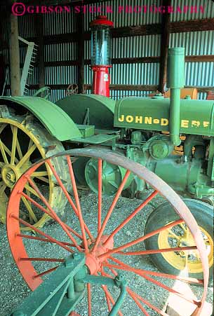 tractors Antique Town Murdo South Dakota Stock Photo 14776