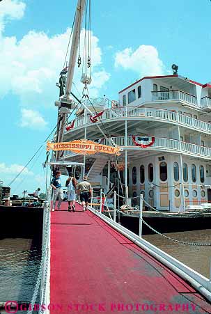 Stock Photo #12268: keywords -  boat boats incline inclined louis mississippi missouri queen ramp ramps river riverboat riverboats saint slope sloping st st. vert walkway walkways waterfront