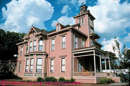 Stock Photo #18045: keywords -  abilene building great historic home homes horz house houses kansas kirby mansion plains region state wood wooden