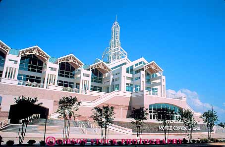 Stock Photo #15196: keywords -  alabama architecture building center centers convention design downtown geometric geometrical geometry horz mobile modern new region south southern style