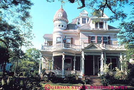 Stock Photo #15199: keywords -  alabama architecture building design historic home horz house mobile region south southern style tradition traditional victorian