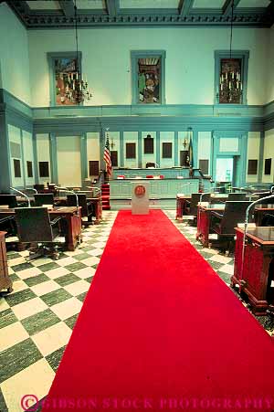 Stock Photo #18165: keywords -  brick building capitol chambers classic delaware dover government houses interior interiors legislature offices old public state vert vintage