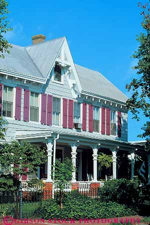 Stock Photo #15265: keywords -  architecture building buildings deleware design historic home house lewes style vert victorian