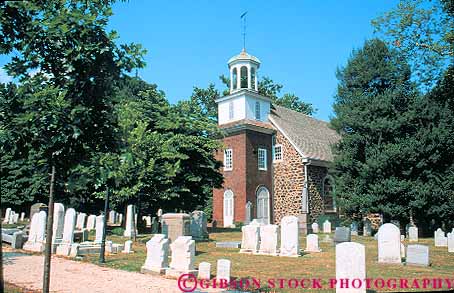 Stock Photo #15288: keywords -  and brick cemeteries cemetery church churches delaware grave graves graveyard graveyards headstone headstones historic holy horz old stone trinity vintage wilmington