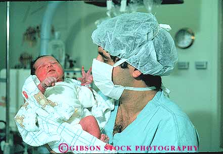 Stock Photo #15575: keywords -  babies baby birth births born career careers doctor doctors horz hospital infancy infant infants job jobs man medical new occupation occupations people professional with women work worker workers working works